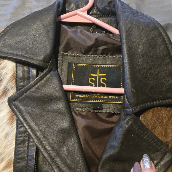 STS Ranchwear Jackets & Blazers - STS Ranchwear Black Leather Jacket